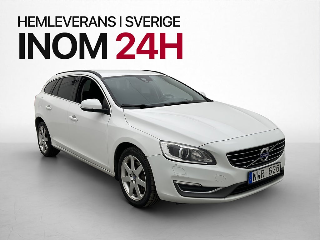 Volvo V60 D5 215hk Momentum D-Värmare Halvskinn Bluetooth