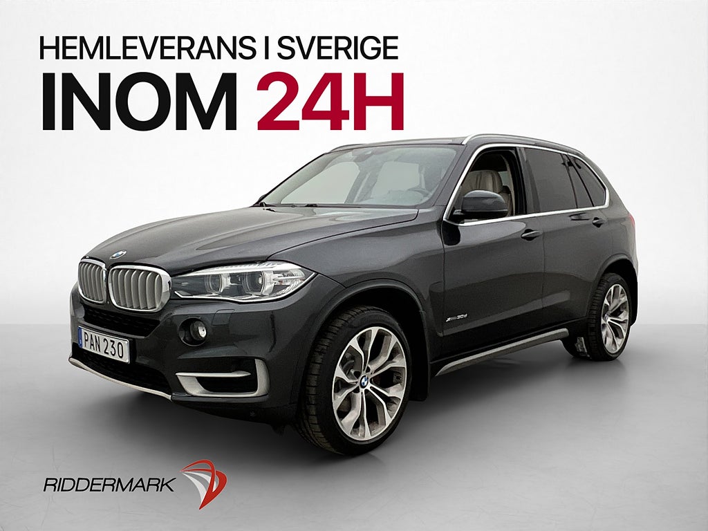 BMW X5 xDrive30d Pano Värmare H/K Drag Komfort Surround-View