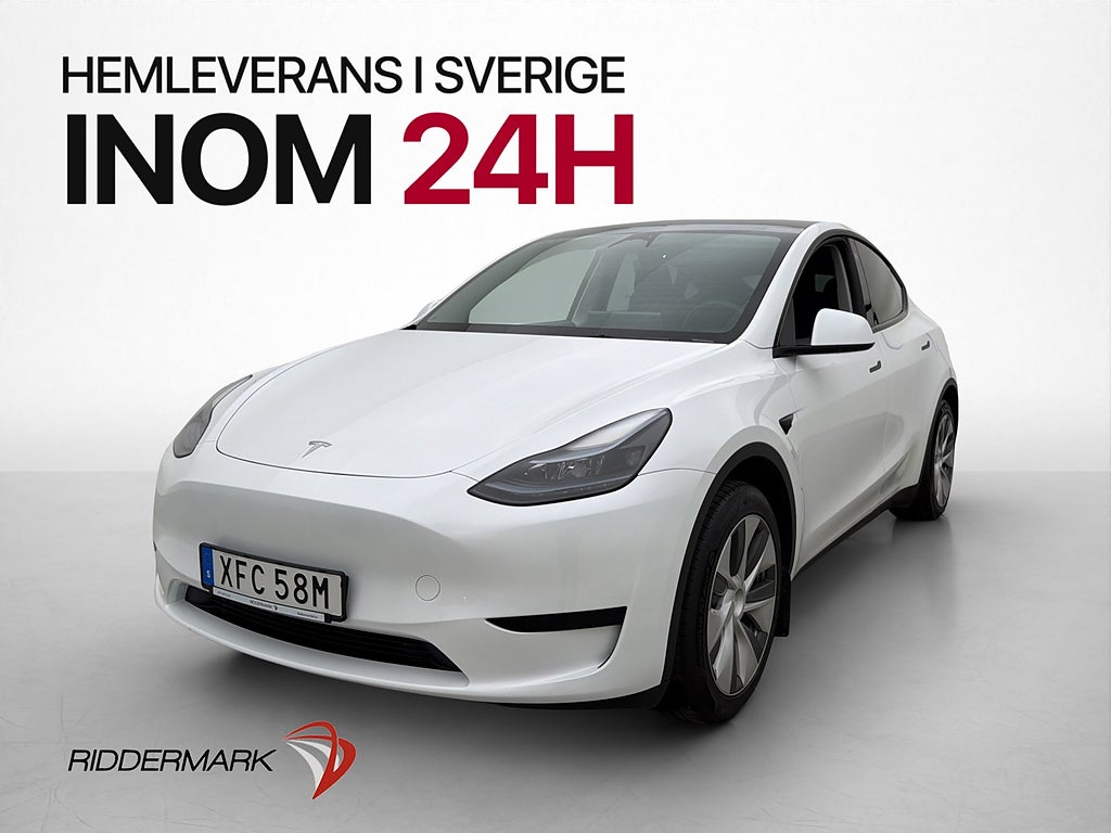 Tesla Model Y Standard Range Pano Kamera Värmepump Skinn