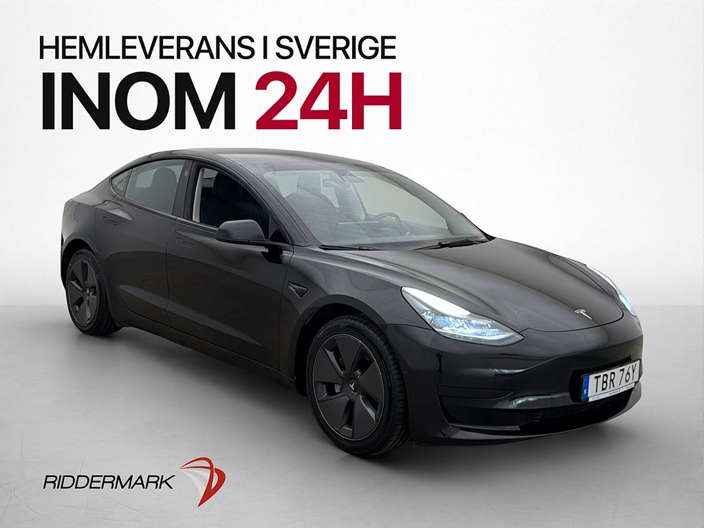 Tesla Model 3 Standard Range Plus RWD AP Skinn Svensksåld