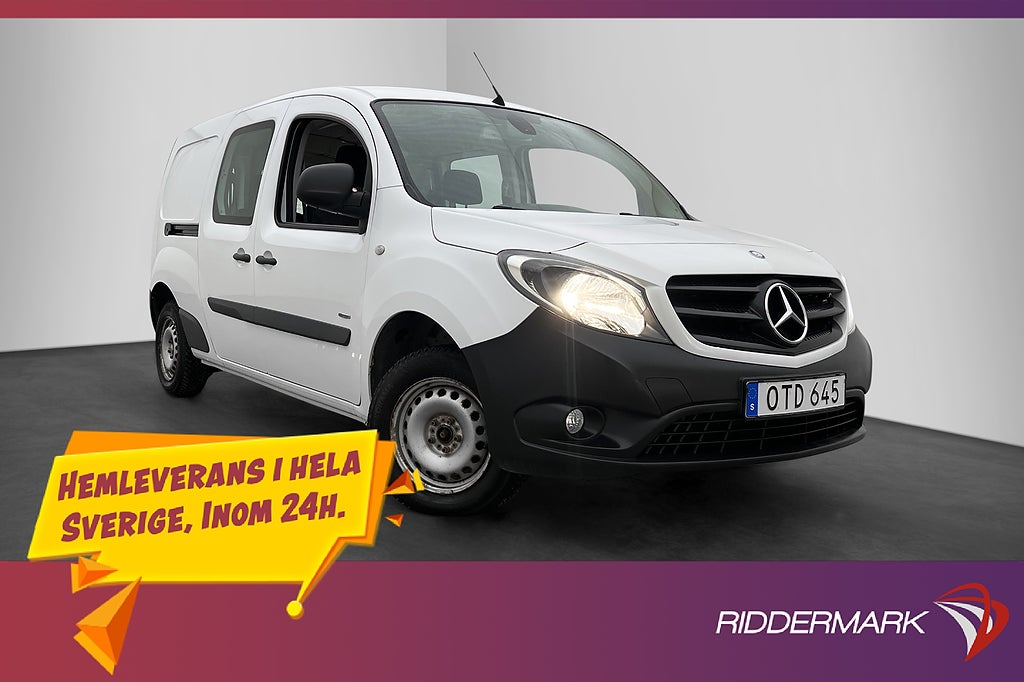 Mercedes-Benz Citan Dubbelhytt 111 Ny-Kamrem Drag B-Kam 5Sit