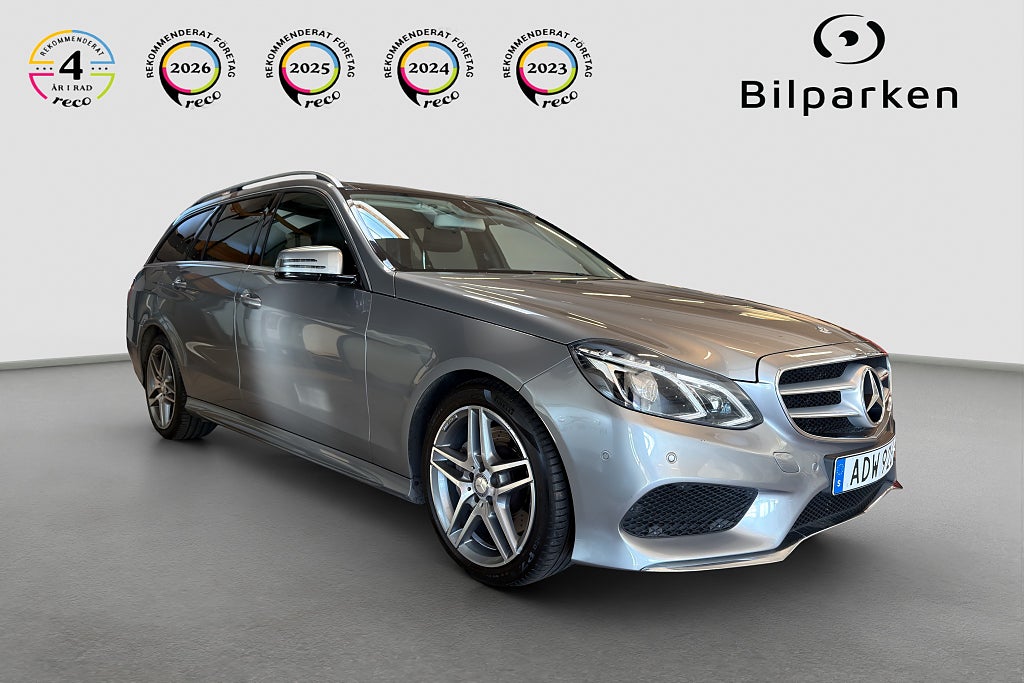 Mercedes-Benz E 350 4MATIC | AMG | Pano | GPS | Kamera | Drag | Värmare