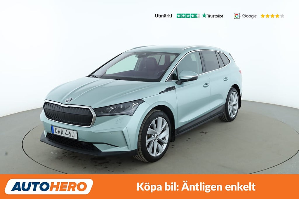 Skoda Enyaq iV CarPlay, Rattvärme, Backkamera, Dragkrok