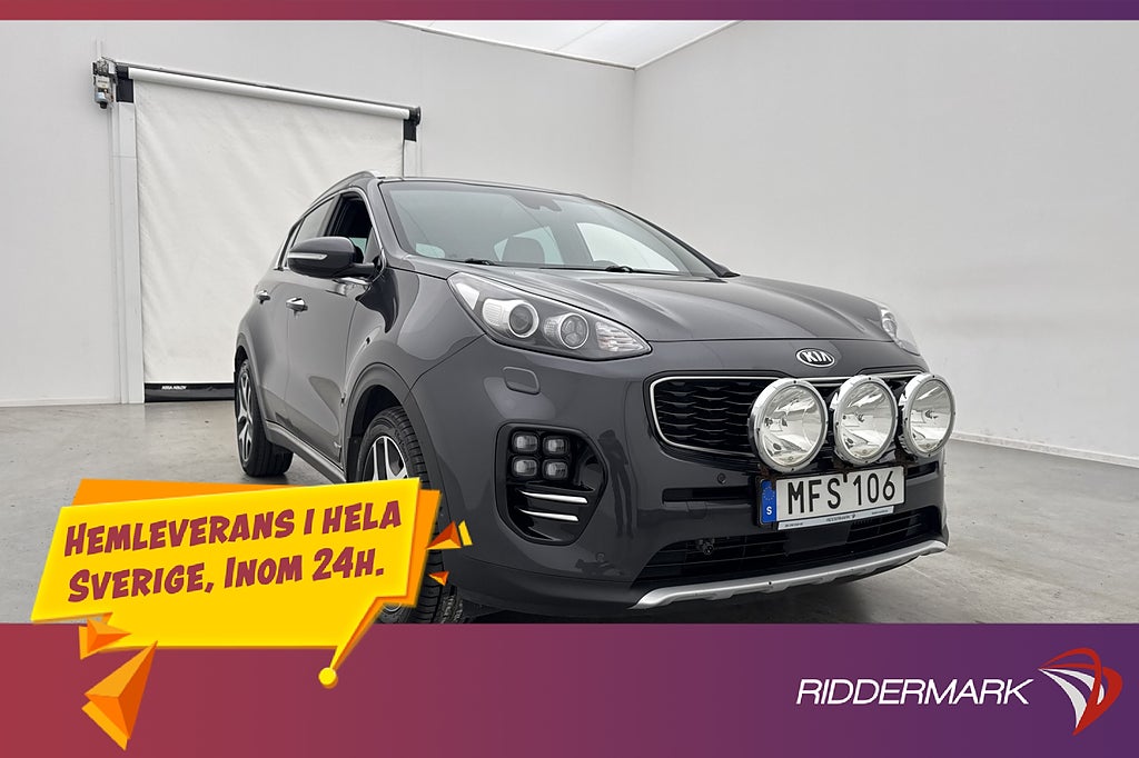 Kia Sportage 2.0 CRDi AWD GT-Line Pano Värmare Kamera Drag