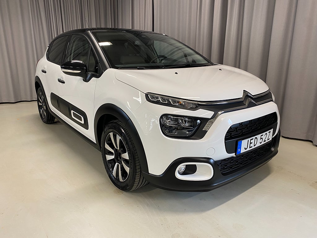 Citroën C3 Shine 82hk Manuell. CarPlay, Backkamera