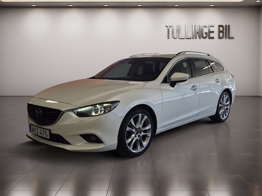 Mazda 6 Wagon 2.5 SKYACTIV-G 192HK Optimum Läder Drag BOSE PDC 