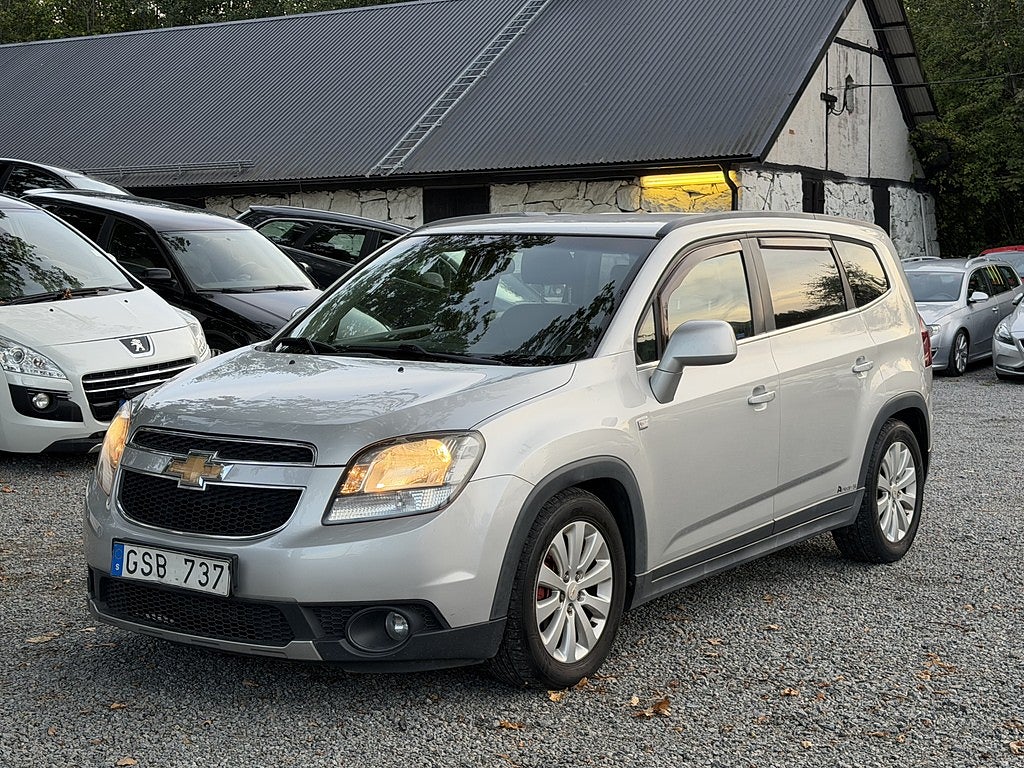 Chevrolet Orlando 2.0 VCDi Automat, 7-sits, Skinn, Nybesiktad, 163hk,