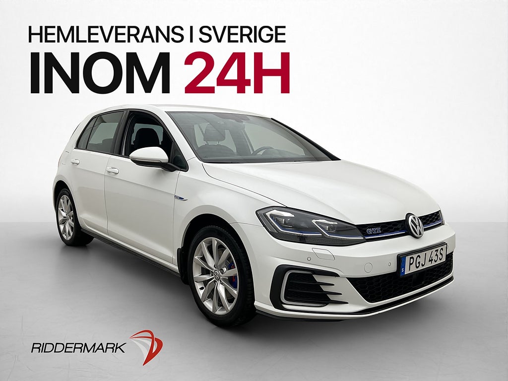 Volkswagen Golf GTE 204hk Kamera CarPlay Dragkrok
