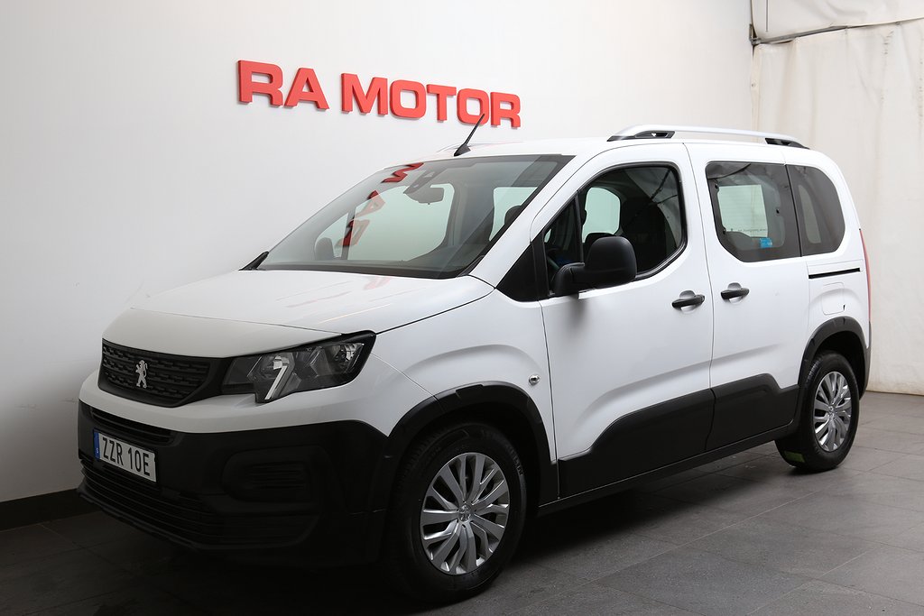 Peugeot Rifter 1,5 BlueHDi Active 5-sits L1 Drag Leasbar 2019