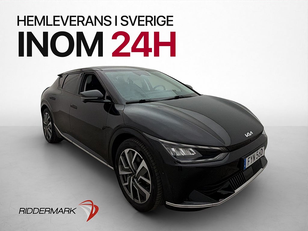 Kia EV6 77.4 kWh 228hk PLUS 360° Skinn Elstolar CarPlay Drag