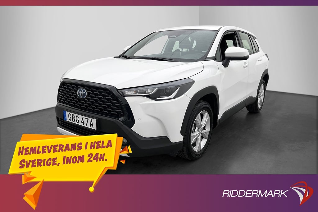 Toyota Corolla Cross Hybrid AWD 197hk Active Plus Rattvärme