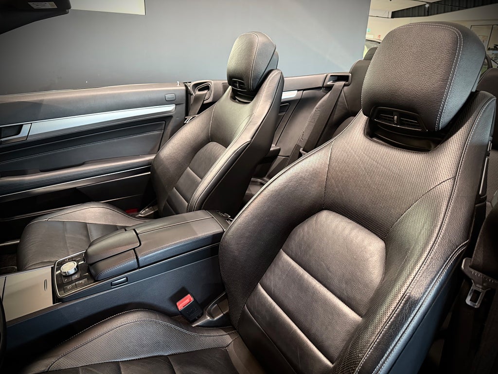 Mercedes-Benz E 220 d Cabriolet Avantgarde AMG fälgar Läder - bild 5