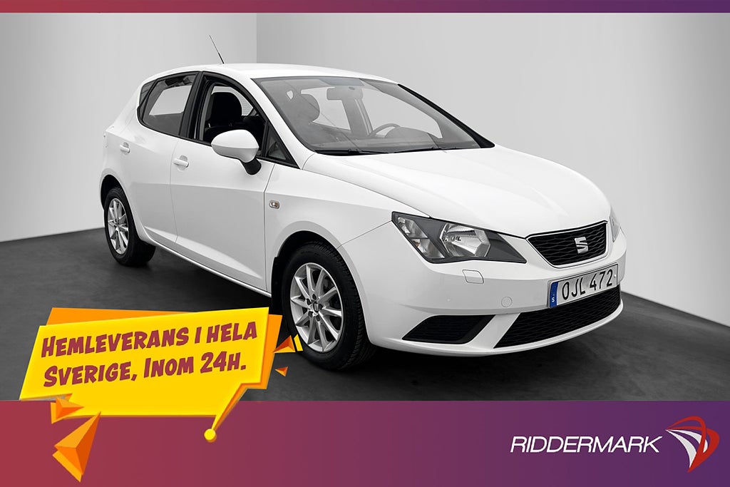 Seat Ibiza 1.2 TSI 90hk Style Farthållare Bluetooth 0,5l/mil
