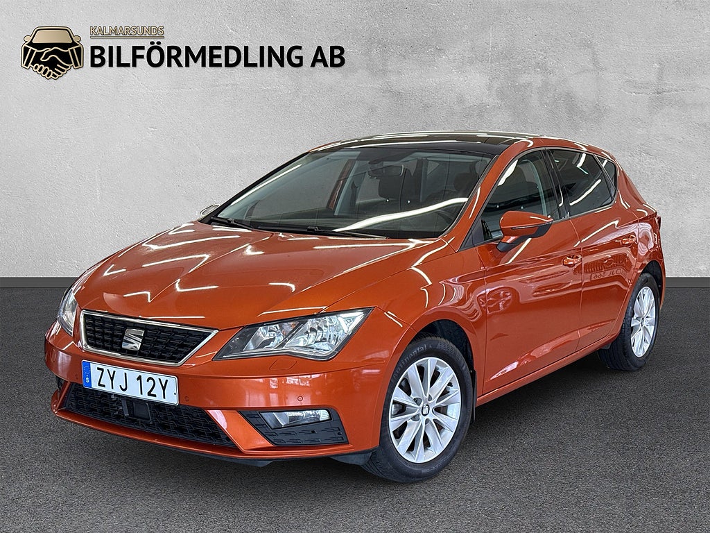 Seat Leon 1.0 TSI Style B-Kam Carplay Pano PDC 115hk 0,57L/Mil  
