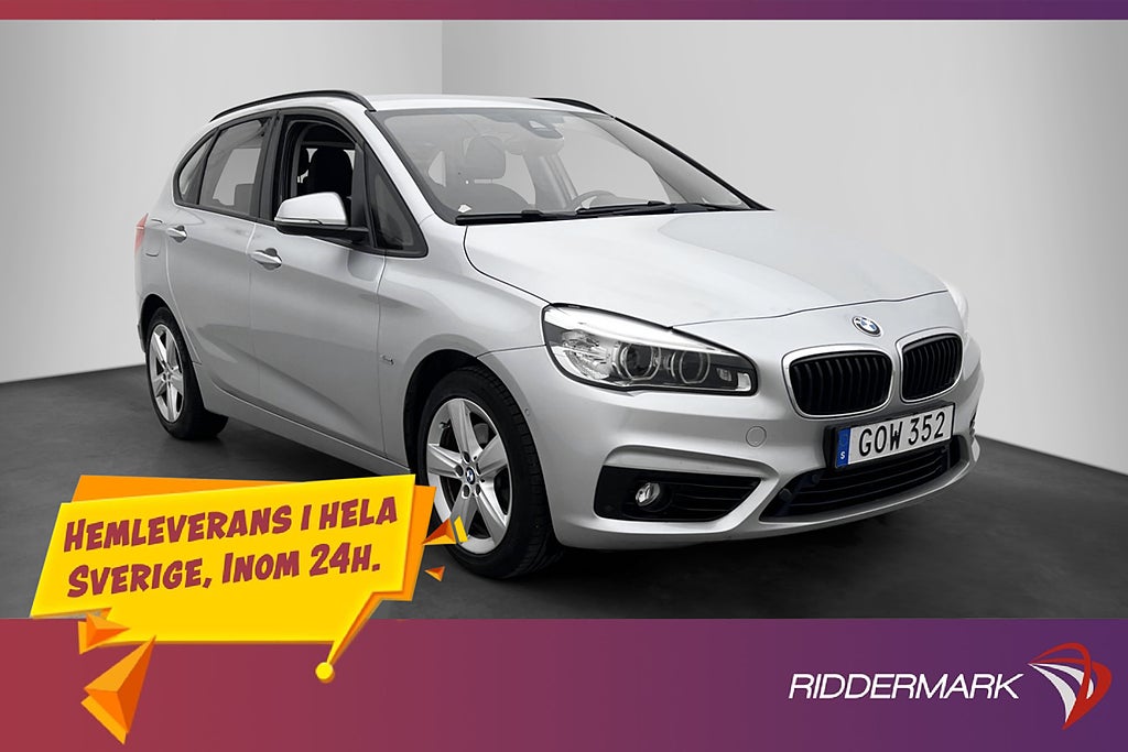 BMW 220 D xDrive 190hk Sport line M-Värmare B-Kamera Drag