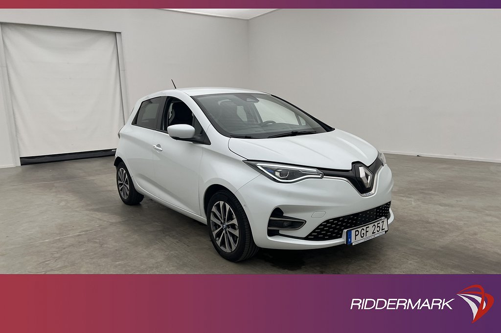 Renault Zoe R135 52 kWh Friköpt batteri Kamera Navi Sensorer