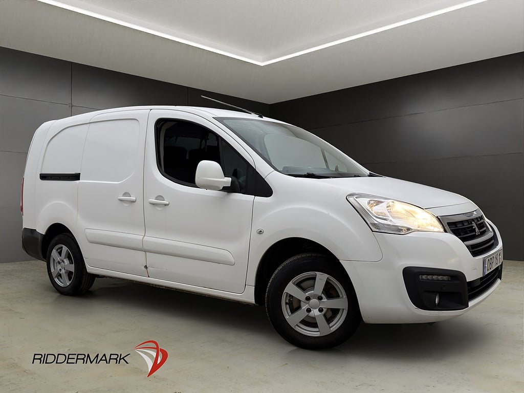 Peugeot Partner L2 1.6 Ny-Kamrem PDC Drag Farthållare Moms