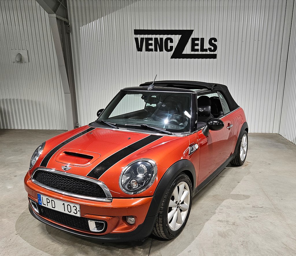 MINI Cooper SD Convertible Sport 143 hk GPS Mycket fin