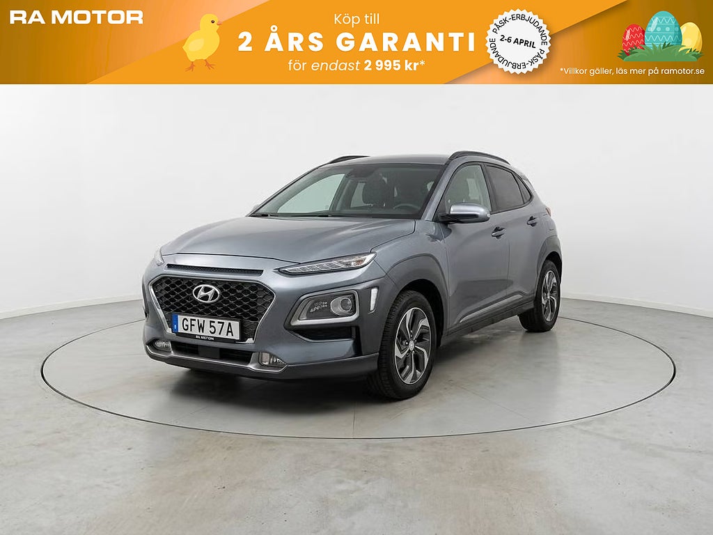 Hyundai Kona Hybrid 1,6 GDI 141hk Premium HEV Aut Dragkrok 2020