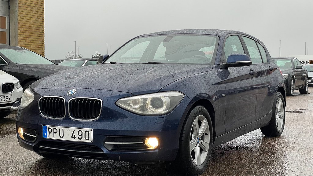 BMW 118 d 5-dörrars Steptronic, 143hk, 2014