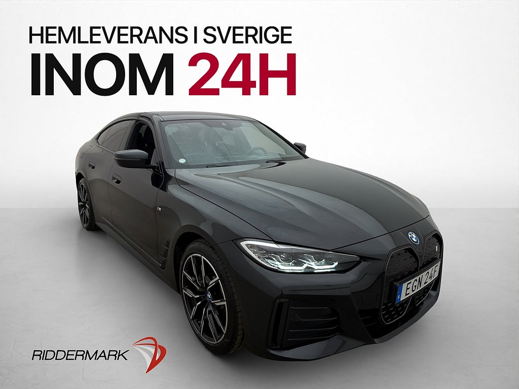 BMW i4 eDrive40 Gran Coupé M Sport Kamera Dragkrok MOMS