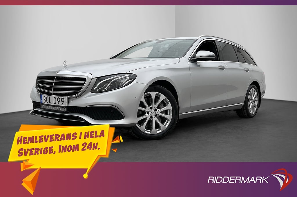 Mercedes-Benz E 400 T 4M Exclusive En-Brukare P-Värmare Drag