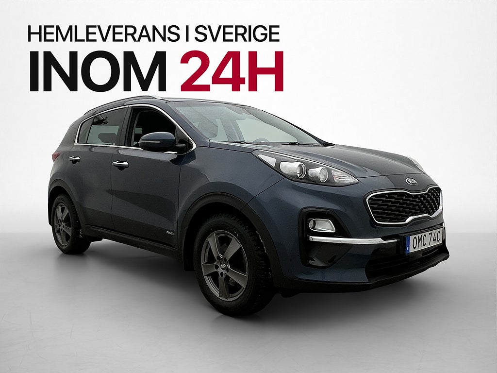 Kia Sportage 1.6 T-GDI 177hk AWD Advance Kamera Navi CarPlay