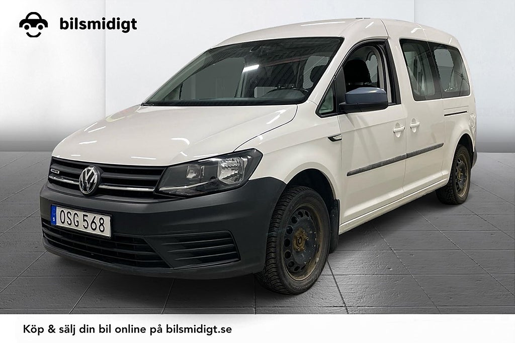 Volkswagen Caddy Maxi Life 1.4 TGI 7-sits CNG Drag Pekskärm 110hk