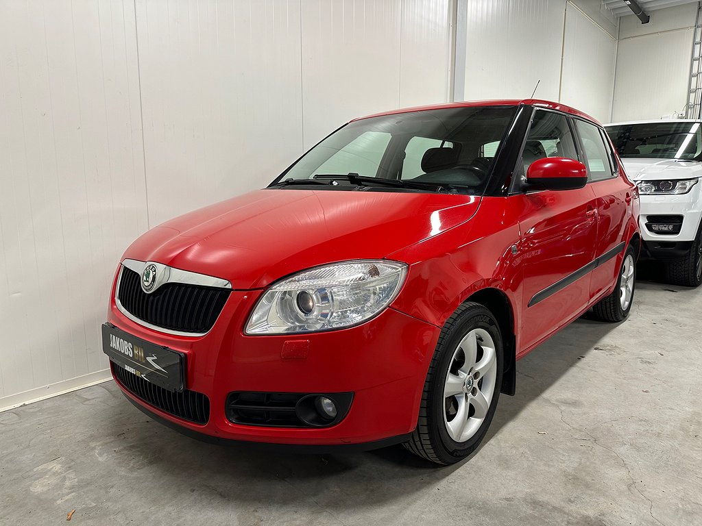 Skoda Fabia 1.2, Kamkedja, Isofix, Farthållare,Ny Servad 