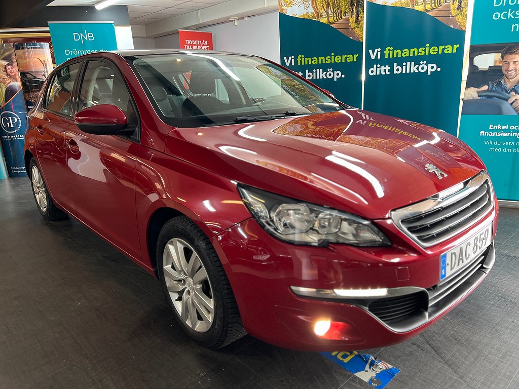 Peugeot 308 1.6 (125hk)*THP Active*566kr/mån*Nybesk