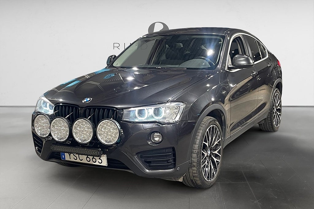 BMW X4 xDrive20d 190 HK AUT DRAG PDC M&K 0.49L/MIL 14700MIL