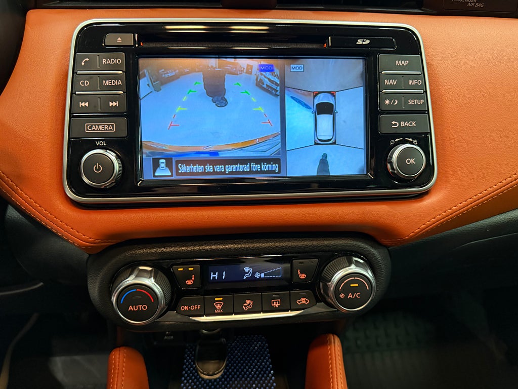 Nissan Micra Tekna 0.9 Turbo 360* Kamera V-hjul Nybesiktigad Helgkampanj! - miniatyr 19