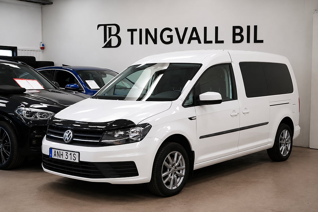 Volkswagen Caddy MAXI LIFE 7-SITS TSI130 VÄRMARE DRAG B-KAMERA