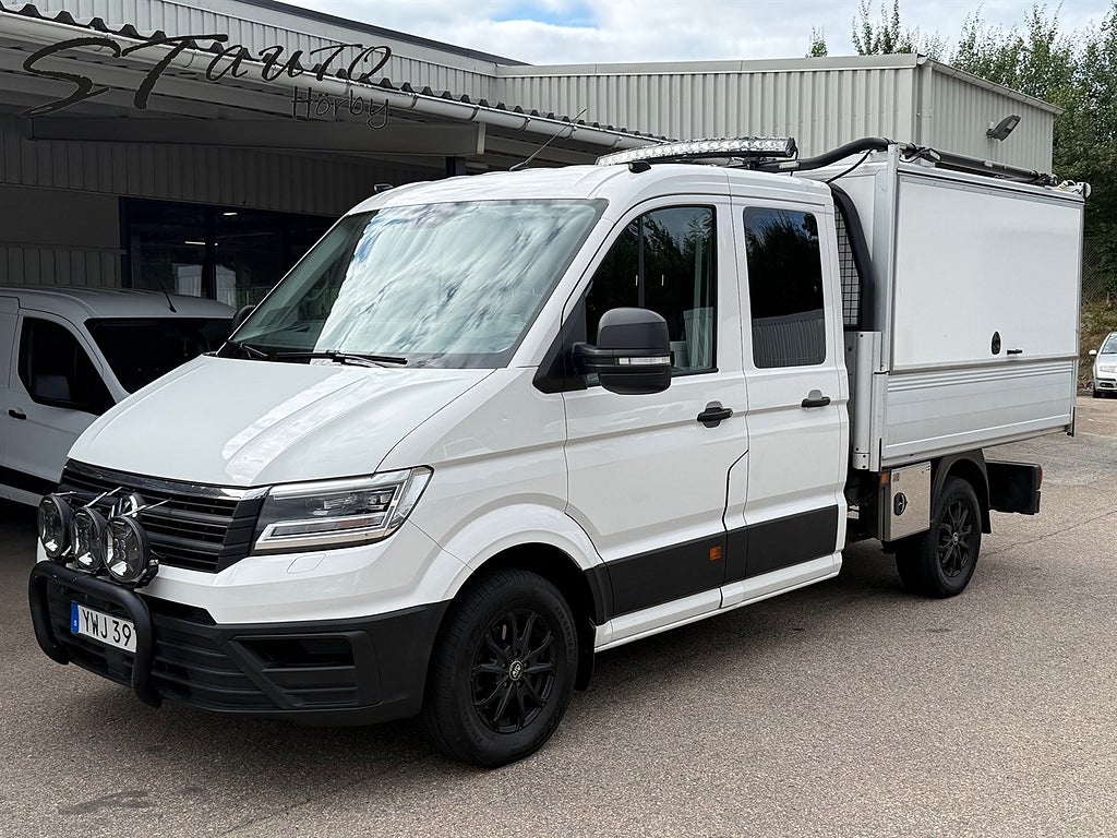 Volkswagen crafter Chassi Double Cab 35 2.0 TDI 4M Aut 6-sits MOMS
