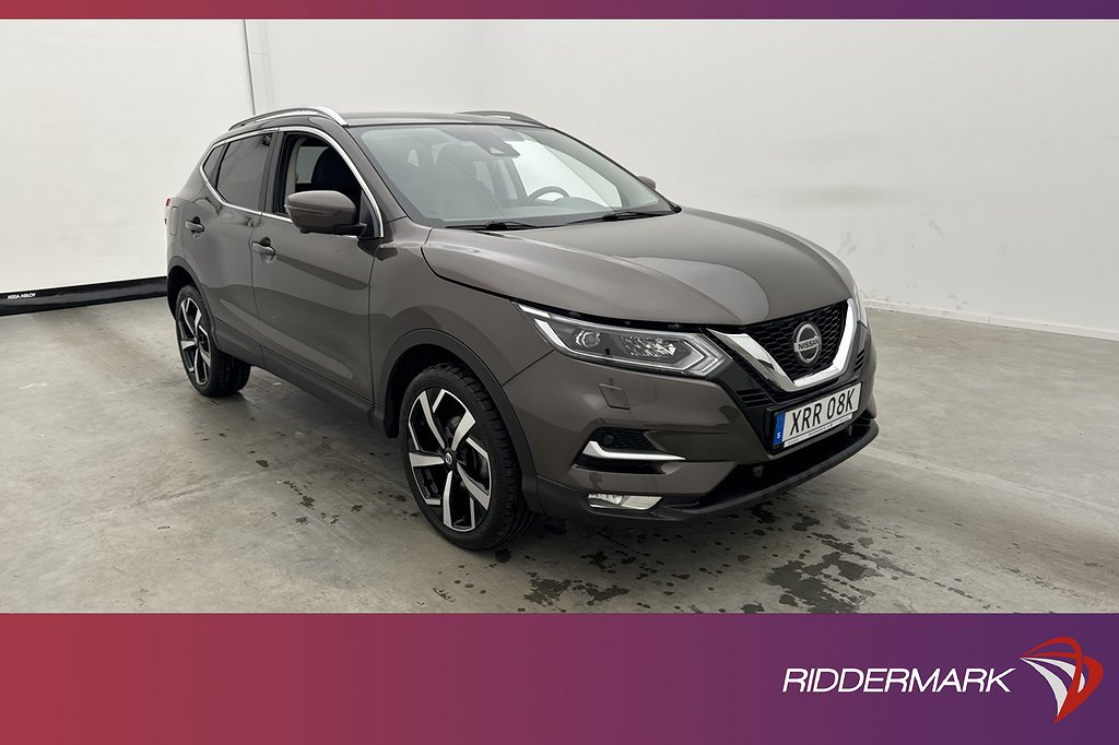 Nissan Qashqai 1.3 DIG-T 158hk Tekna+ 360° Värmare Skinn