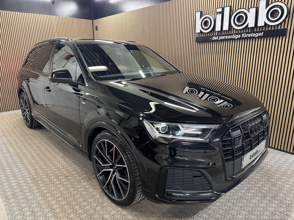 Audi Q7 50 TDI quattro S-line 286hk 360*kamera, B&O, 22"