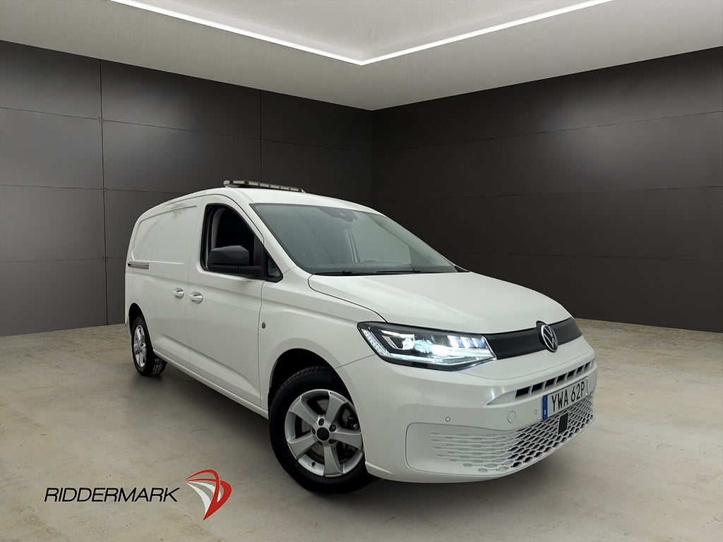 Volkswagen Caddy Maxi Cargo Cockpit Värm Drag Kamera Moms
