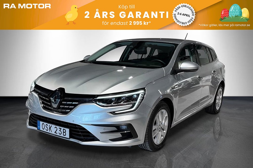 Renault Mégane Sport Tourer 1.3 TCe 140hk Equilibre P-Sensorer Moms