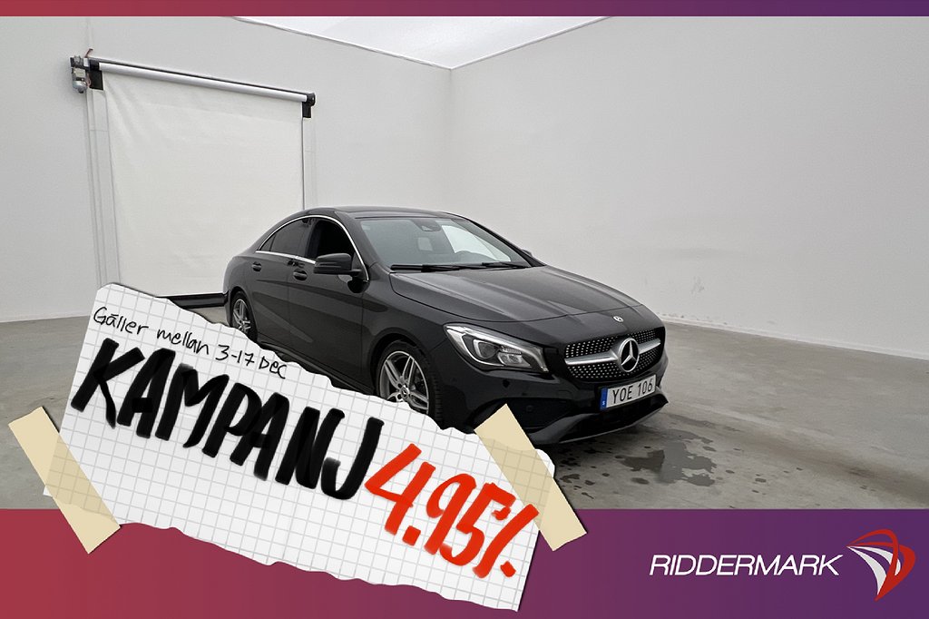 Mercedes-Benz CLA 200 d Coupé AMG Pano Kame 4,95% Ränta