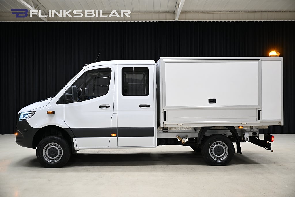 Mercedes-Benz Sprinter 316 CDI 4x4 163HK Automat|Dubbelhytt|Kåpa|Leasbar|SeUtr