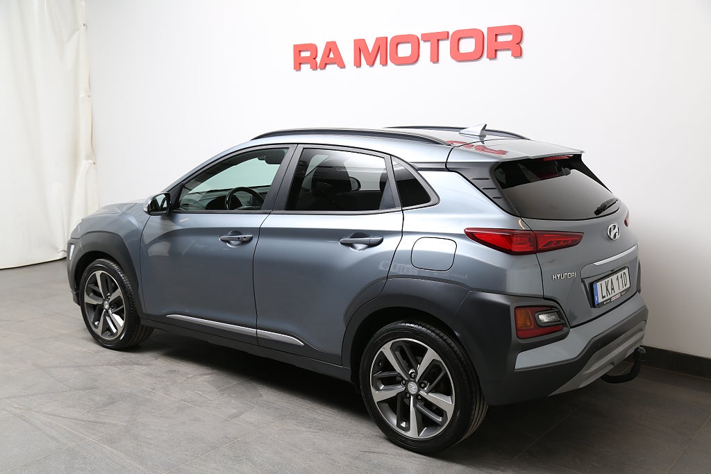 Hyundai Kona 1,6 T-GDI 177hk AWD Premium Aut 1ägare Motorv Drag