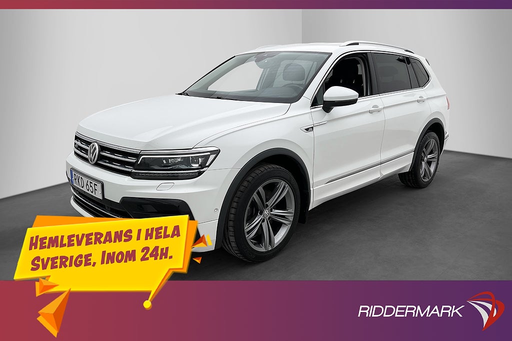Volkswagen Tiguan Allspace 190hk R-Line 7-Sits Värmare Drag