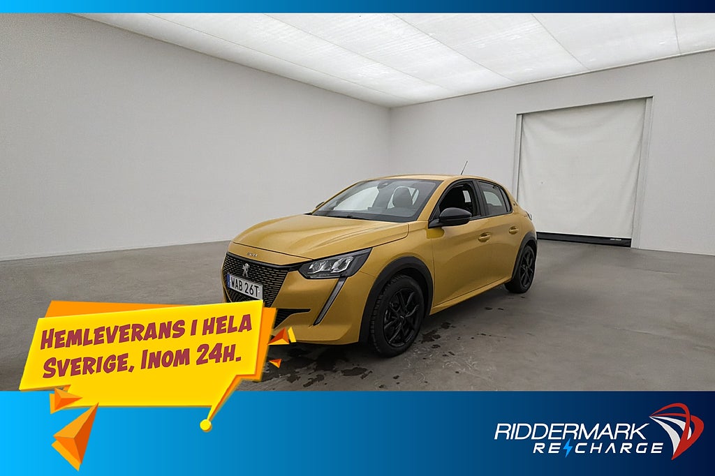 Peugeot E-208 50 kWh 136hk P-Sensorer CarPlay Farthållare