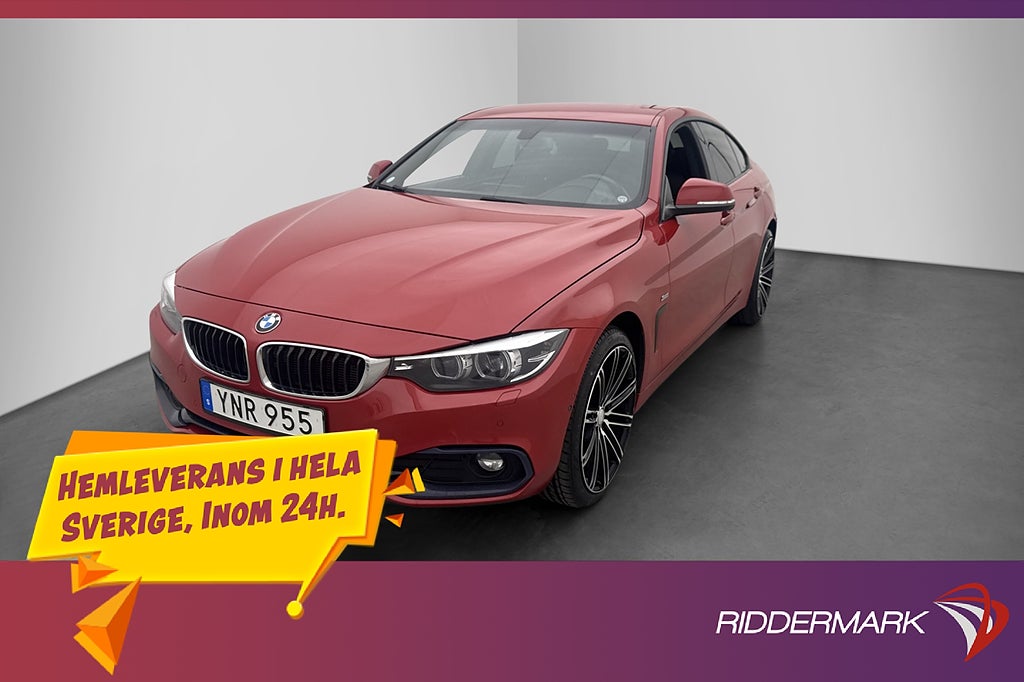 BMW 420 d xDrive GC Sport line Navi Surround Rattvärm Drag