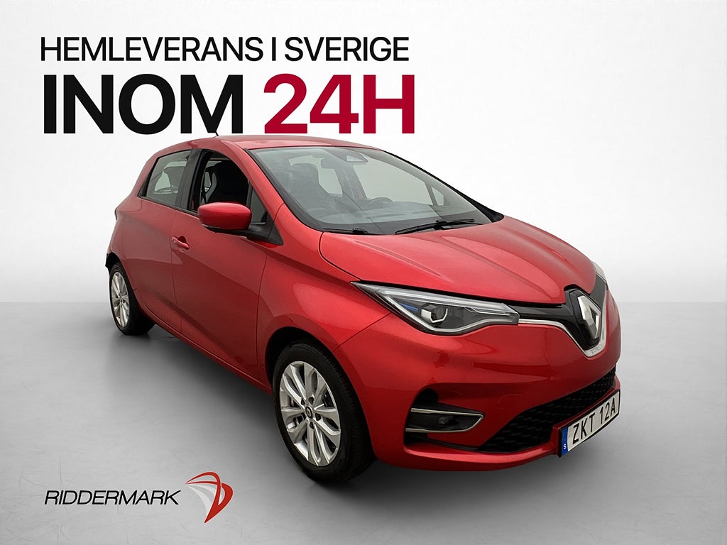 Renault Zoe R110 52 kWh 109hk FRIKÖPT BATTERI Zen CarPlay