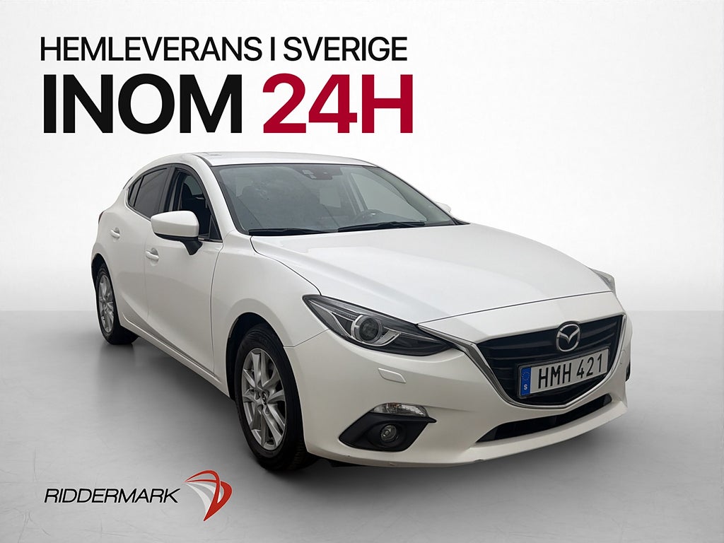 Mazda 3 Sport 2.0 SKYACTIV-G 120hk Svensksåld ISOFIX