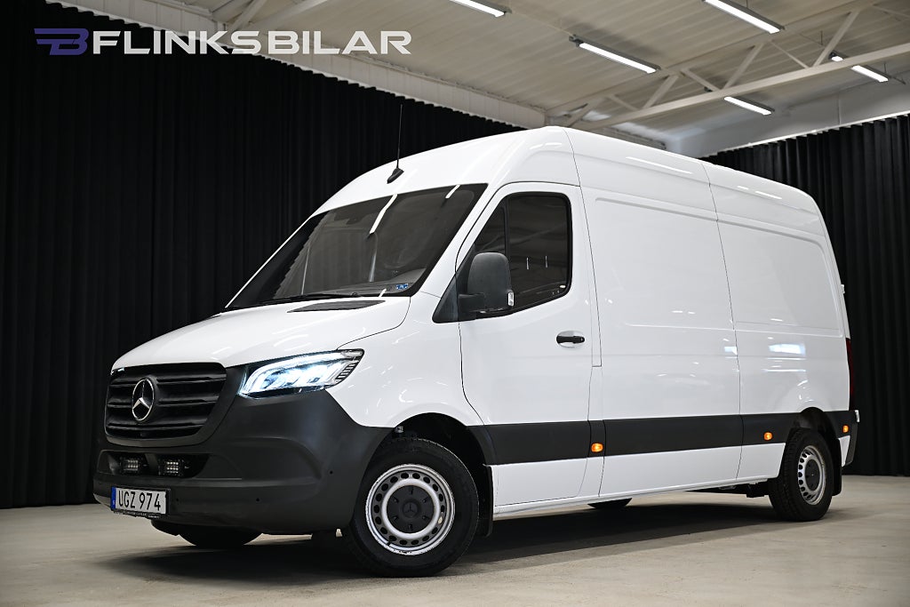 Mercedes-Benz Sprinter 314 CDI 143HK 9G Automat|Servicebil|Inredd|LED|Leasbar