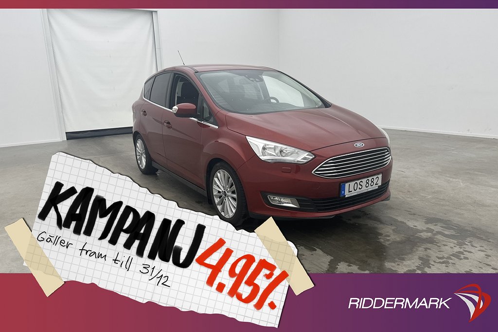 Ford C-Max EcoBoost 150hk Titanium Kamera Rattv 4,95% Ränta