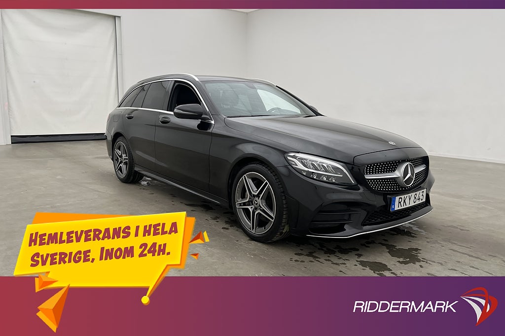 Mercedes-Benz C 200 T 184hk AMG Line Dragkrok Kamera