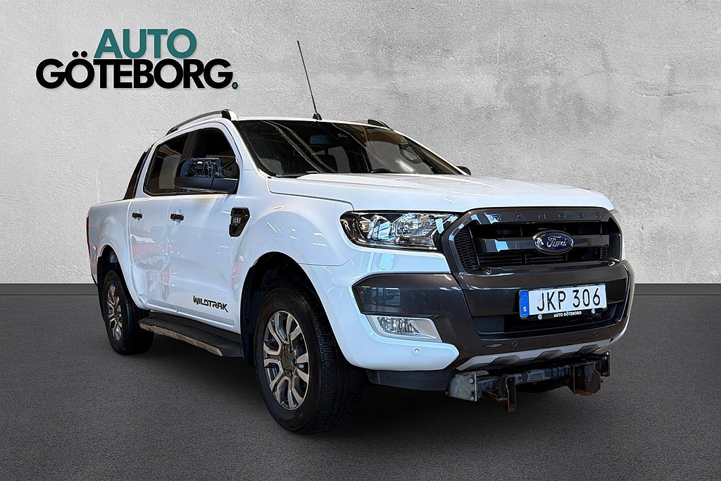 Ford ranger Dubbelhytt 3.2 TDCi 4x4 Wildtrack MOMS Drag Plogfäste